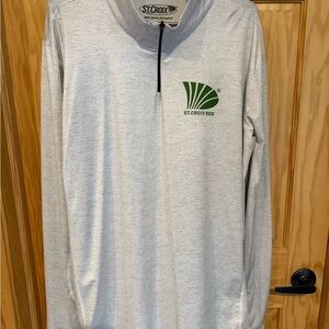 St. Croix Men's Gray Long Sleeve Tee